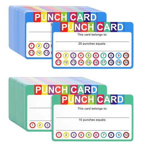 smart choices punch cards rewards 2nd grade|free printable rewards punch.